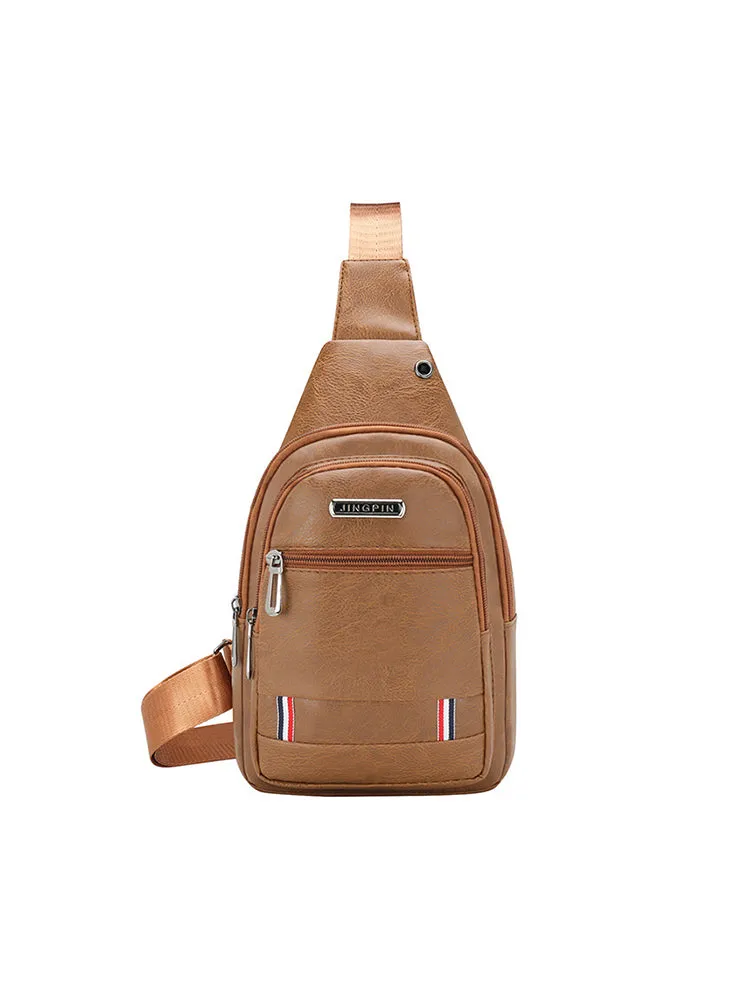 Textured Chest Bag