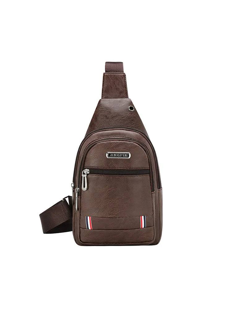 Textured Chest Bag
