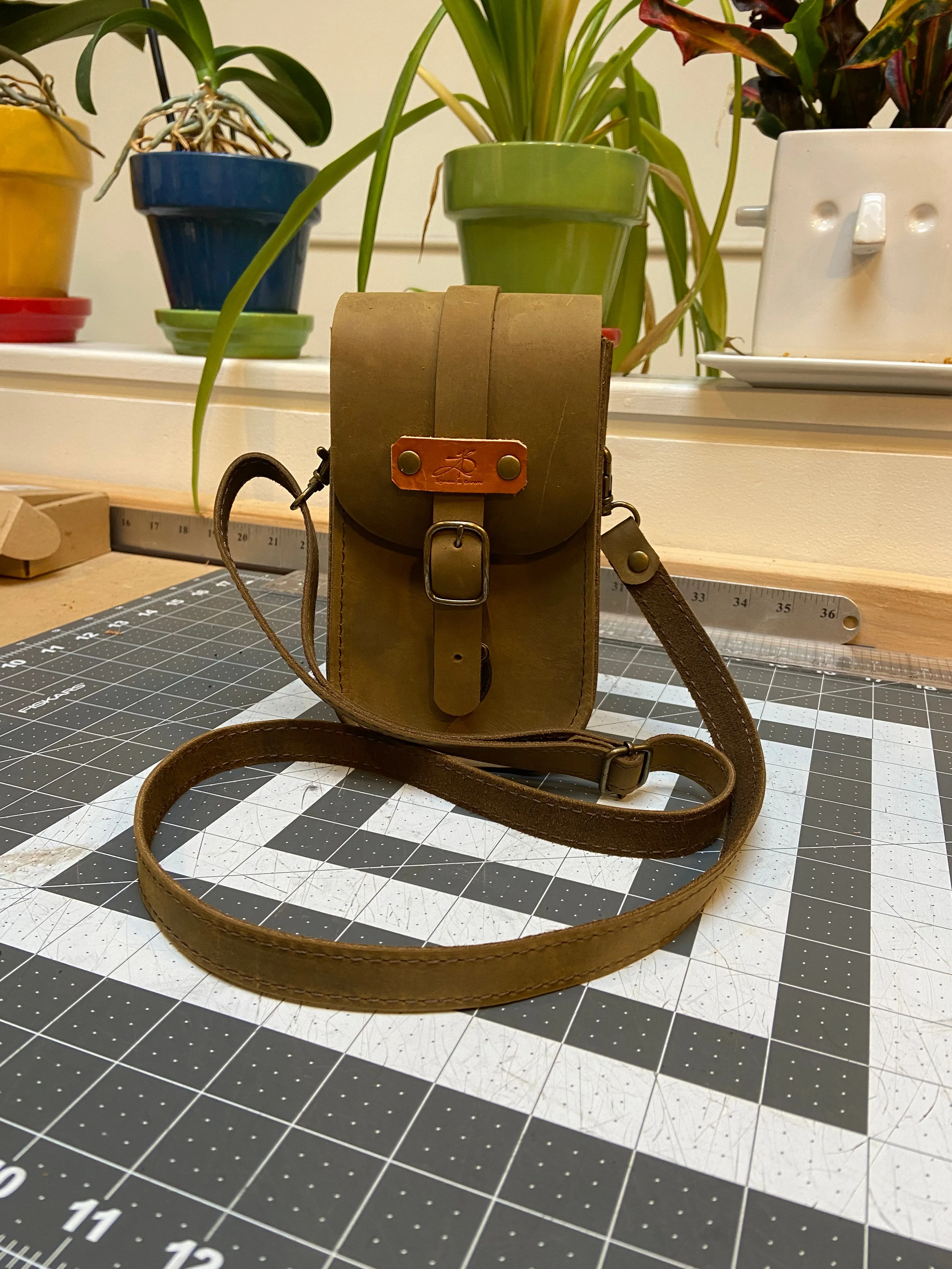 The Crossbody Bag: Lg., 3/4, Mini.