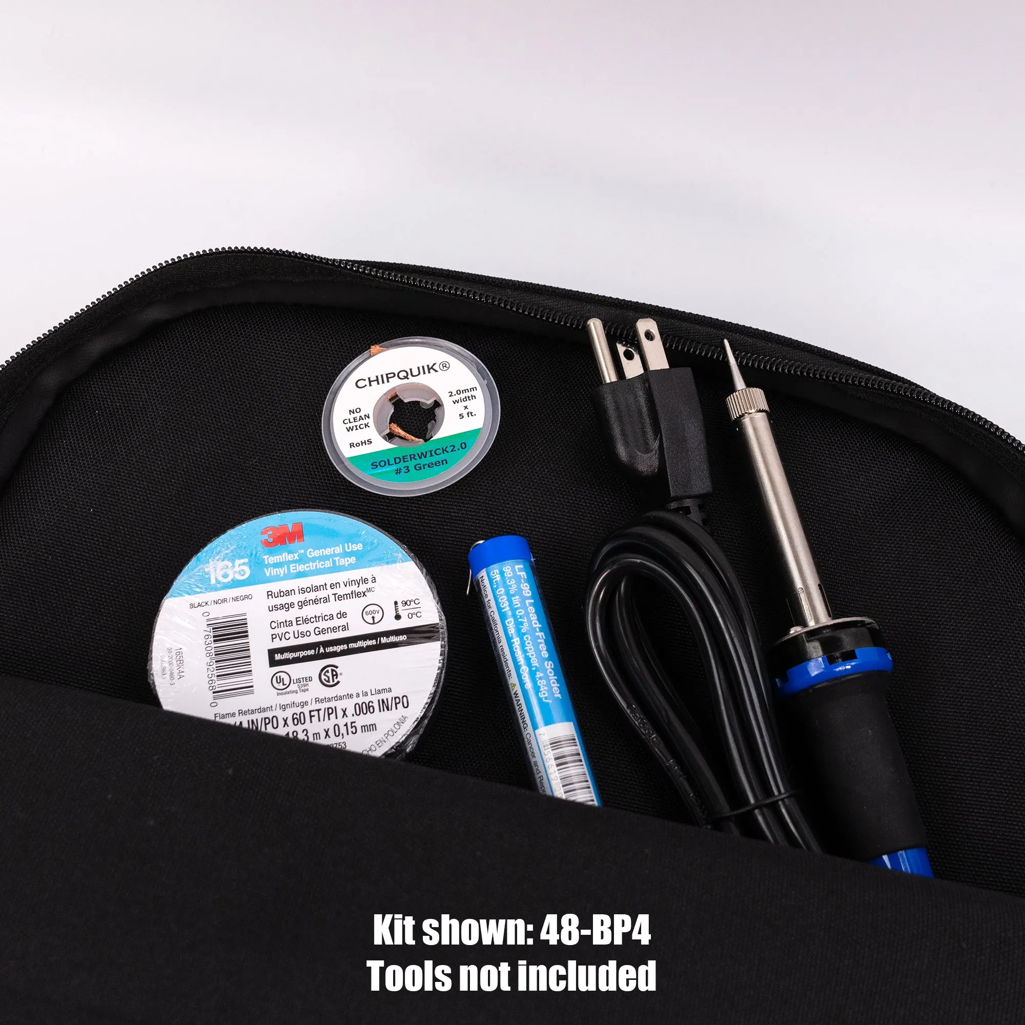 ToolPak™ 03100 4 Panel Backpack Zipper Tool Case