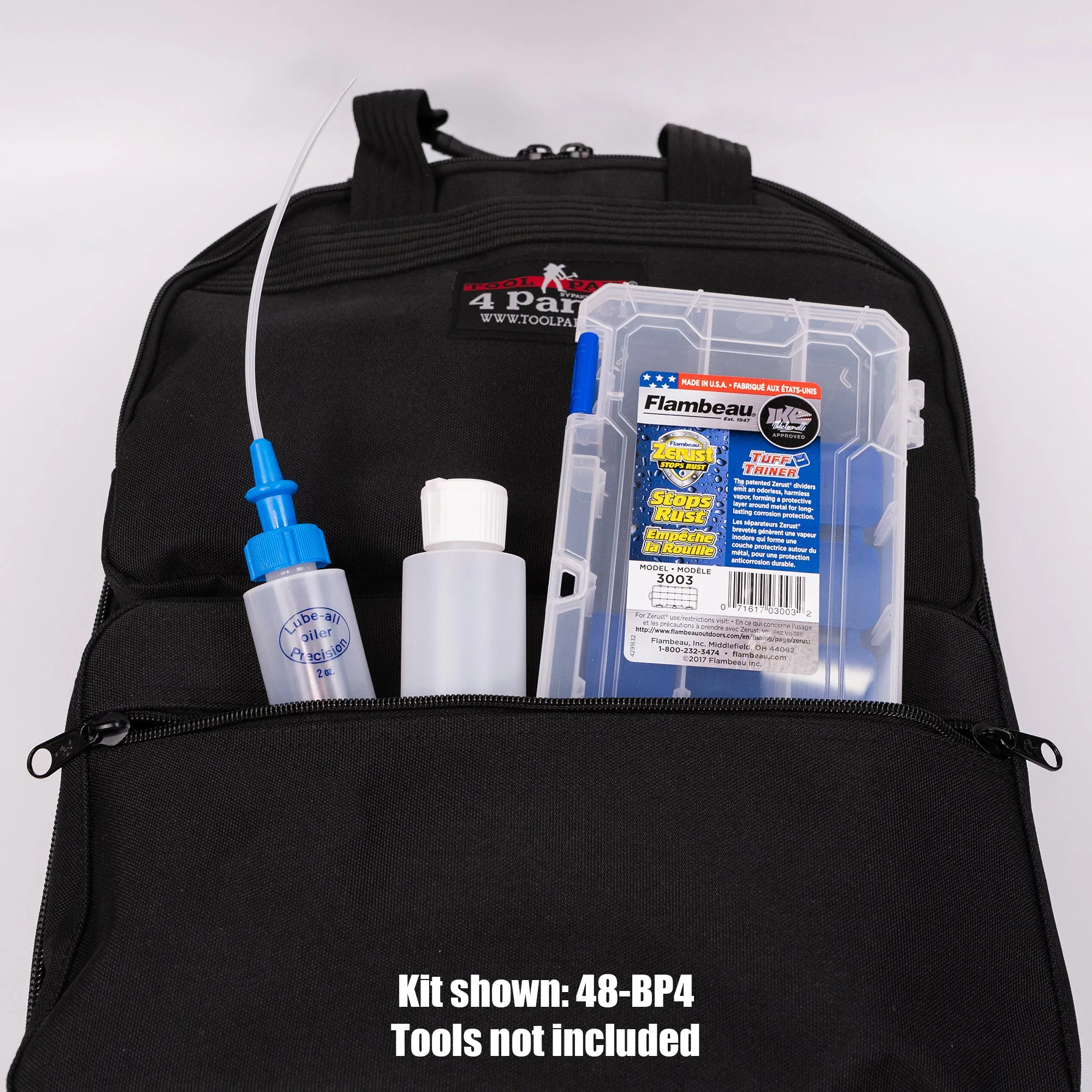 ToolPak™ 03100 4 Panel Backpack Zipper Tool Case