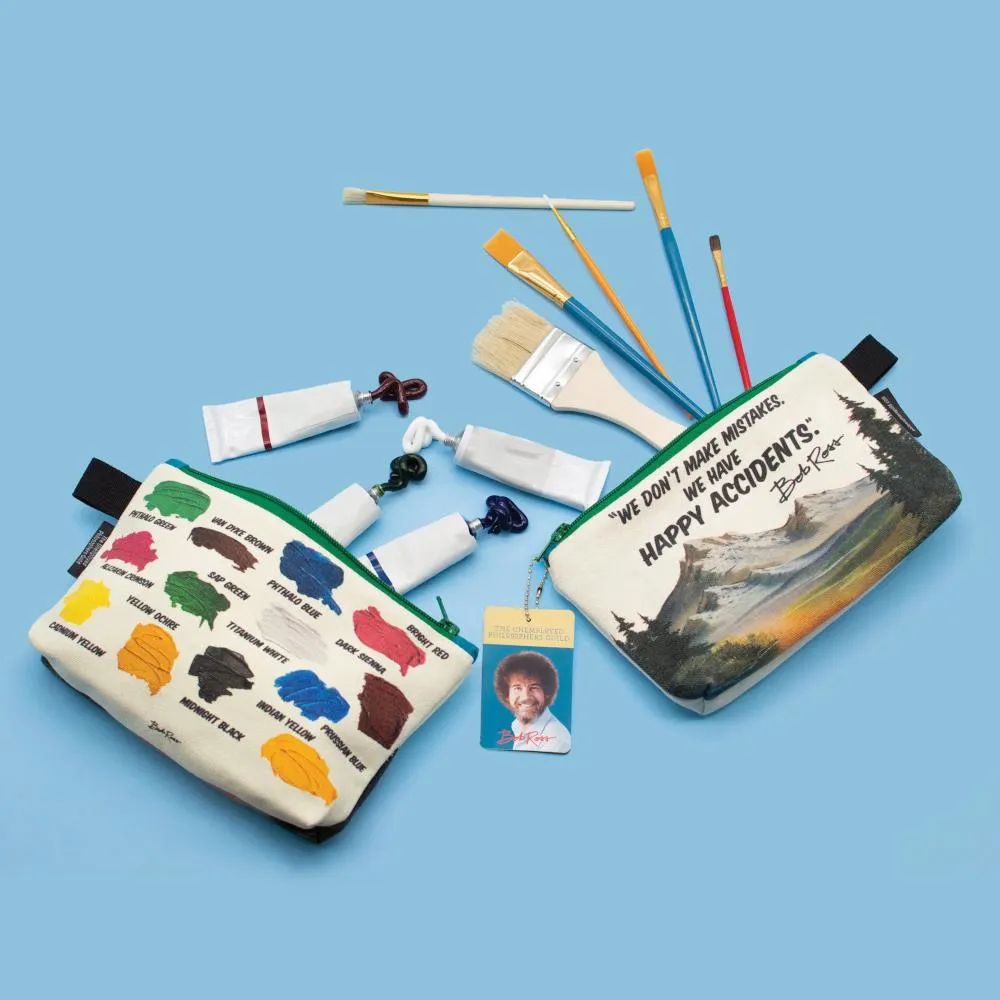 Unemployed Philosophers Guild Zipper Pouch - Bob Ross