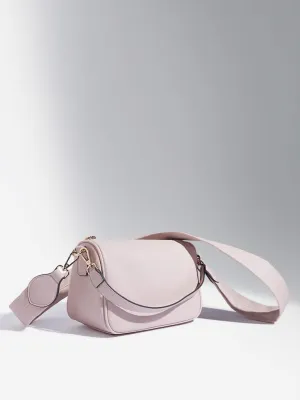 Chic Light Pink Elvis Crossbody Bag by Westside Accessories – Stylish and Versatile Handbag for Everyday Use