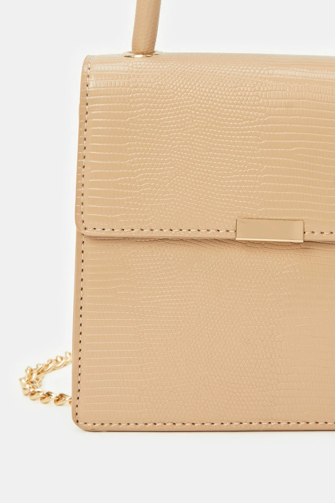 Women Beige Cross Body Bag