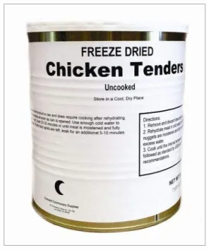 Yoder's Canned Meat Dehydrated Canned Meat for Long Term Food Storage and Emergency Preparedness Kits (Chicken Tenders) Chicken Tenders